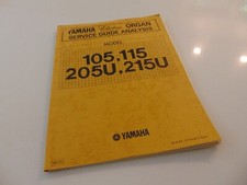Yamaha Electone Organ 105 115 205U 215U Service Guide Analysis Manual