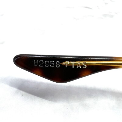 Vintage B+L Ray-Ban W2958 PTAS Sunglasses Frames Hand Crafted Logo
