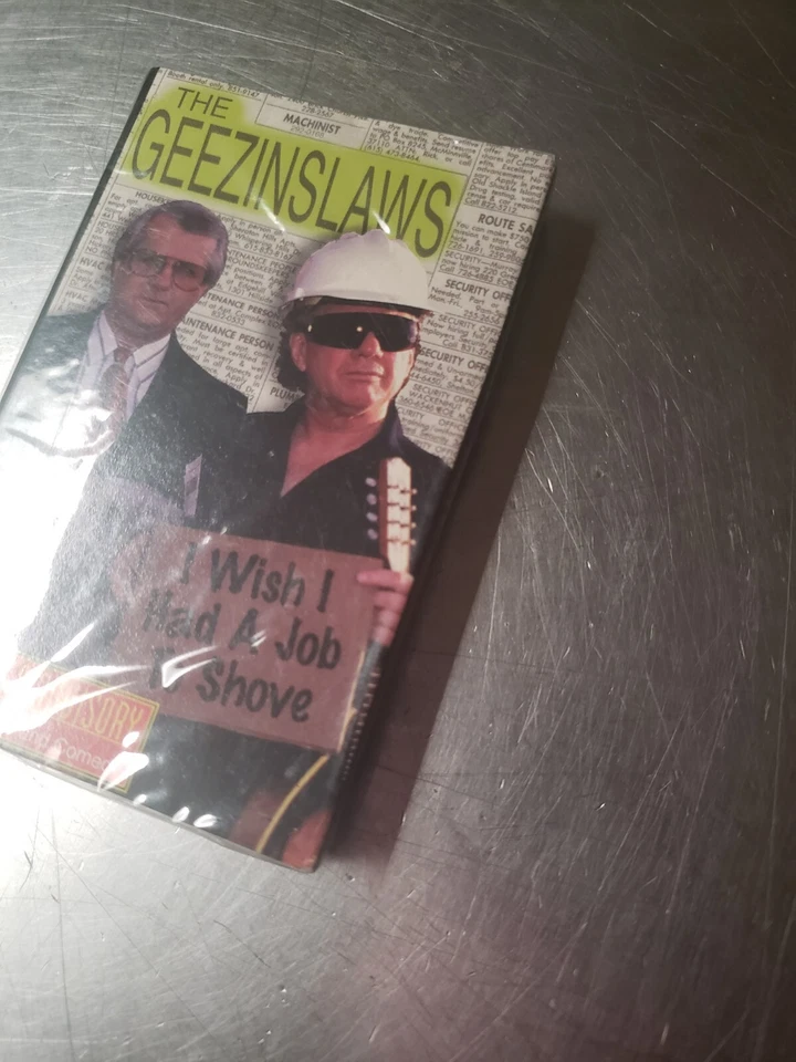 Sealed The Geezinslaws I Wish I Had A Job To Shove Comedy Cassette Single  - Image 2 of 4