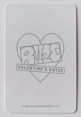 RIIZE Sohee photocard -- Valentine's Dayze scratch card MD (random