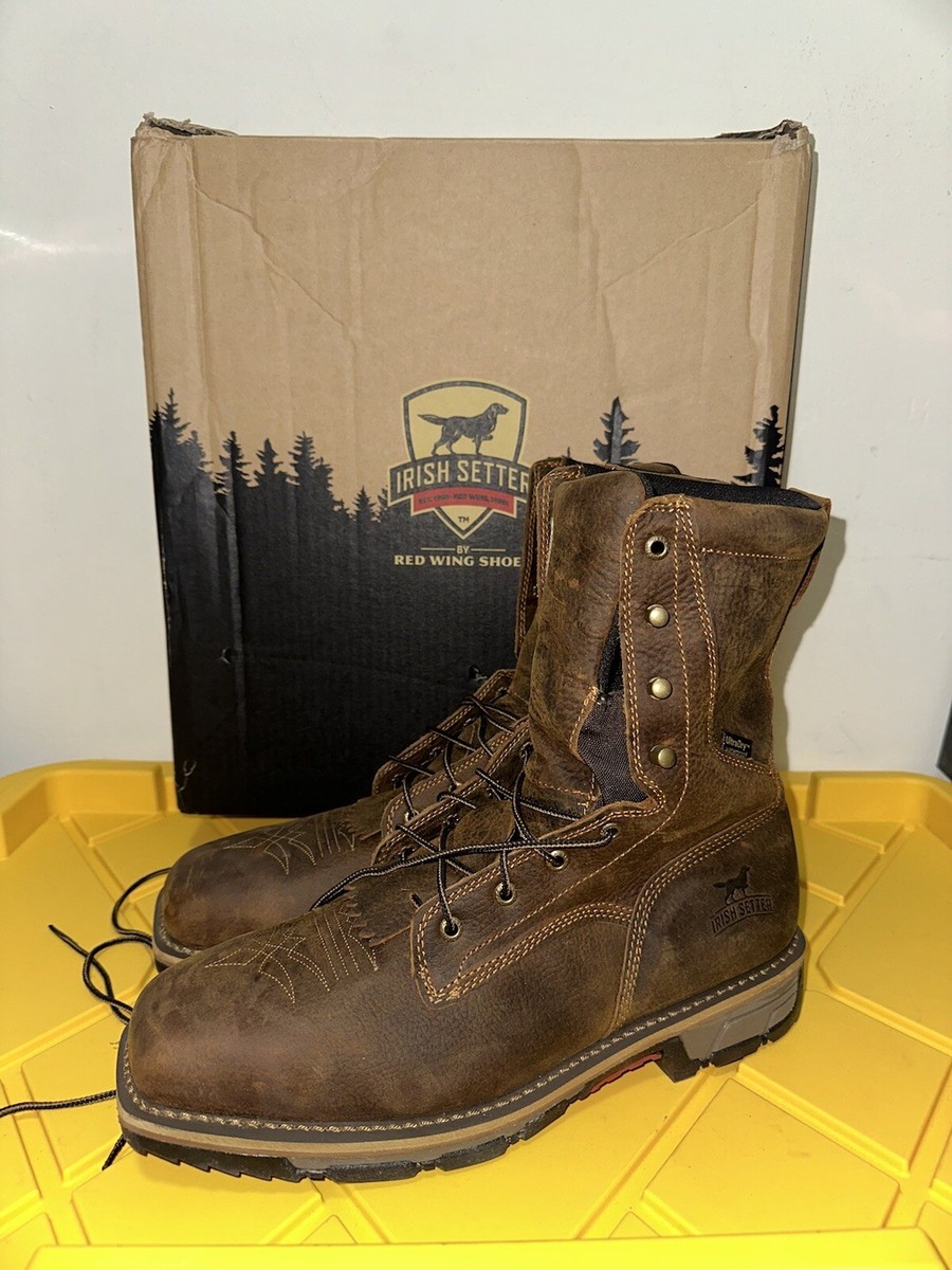 Irish Setter Boots Lace To Toe Steel Toe Boots Edgerton Irish Setter
