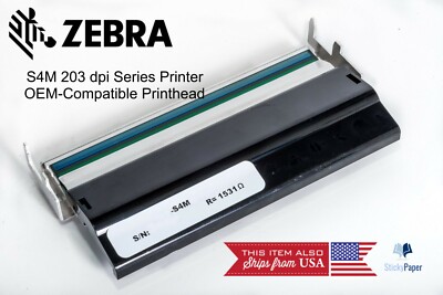 Zebra S4M 203 dpi Compatible Printhead (G41400M)