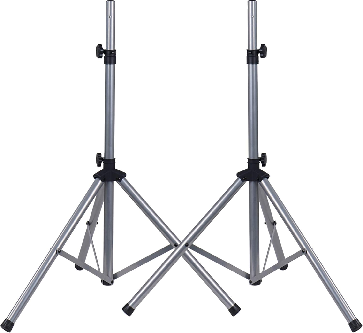 2-Pack Universal Tripod Speaker Stands with Adjustable Height, 35Mm Compatible I