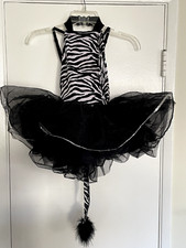 Costume Gallery Zebra Skirted Leotard Girl's Medium