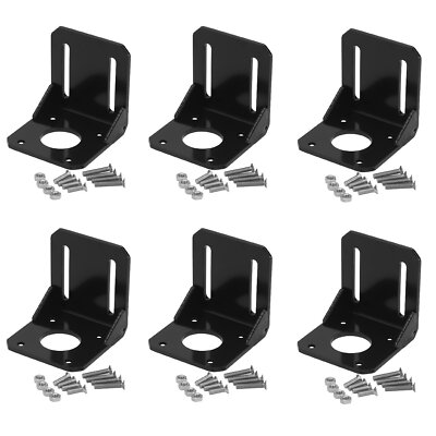 6pcs Nema 17 Stepper Motor Mounting Bracket M3 Screws Included CNC Parts