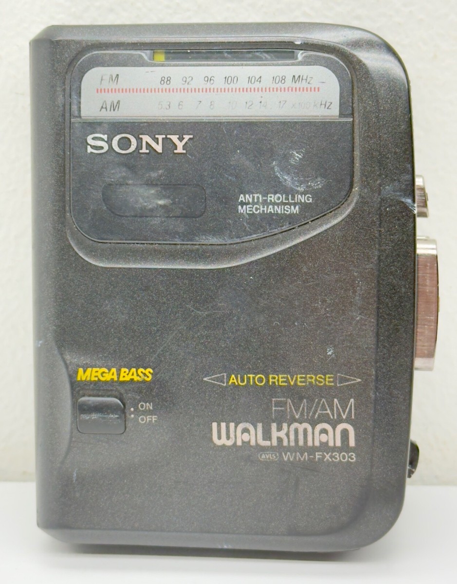 Sony Walkman WM-FX303 Portable Mega Bass FM/AM Radio Cassette