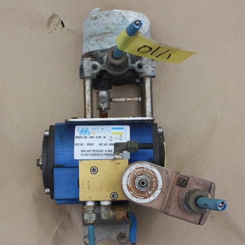 Wire Matic WM 8 SR valve actuator pneumatic pilot flame proof position