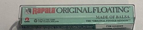 RAPALA ORIGINAL FLOATING FISHING MINNOW BALSA F-9 HOLIDAY COLLECTION - Picture 5 of 7