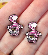 Cheshire Cat Earrings - Hypoallergenic