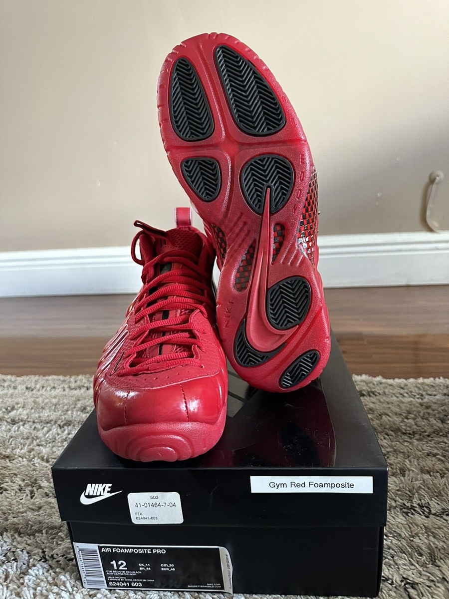 Size 12 - Nike Air Foamposite Pro red october 2015 886060146915| eBay