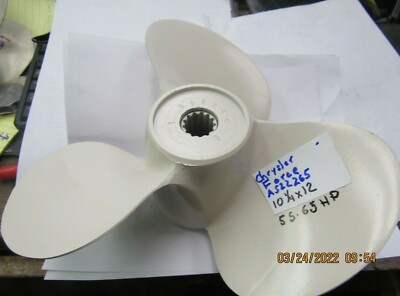 New OEM Old Stock Chrysler Force 10 1/4  X 12 Propeller  13 Spline A522265