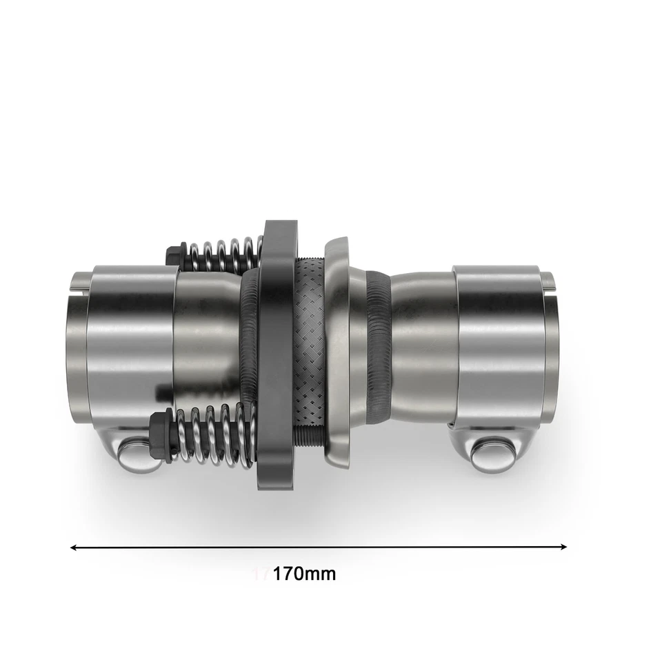 Universal Reparatur Flanschset Ø45 50 55 60mm Auspuff Flansch, Rohrverbinder F.3 - Image 3 of 4