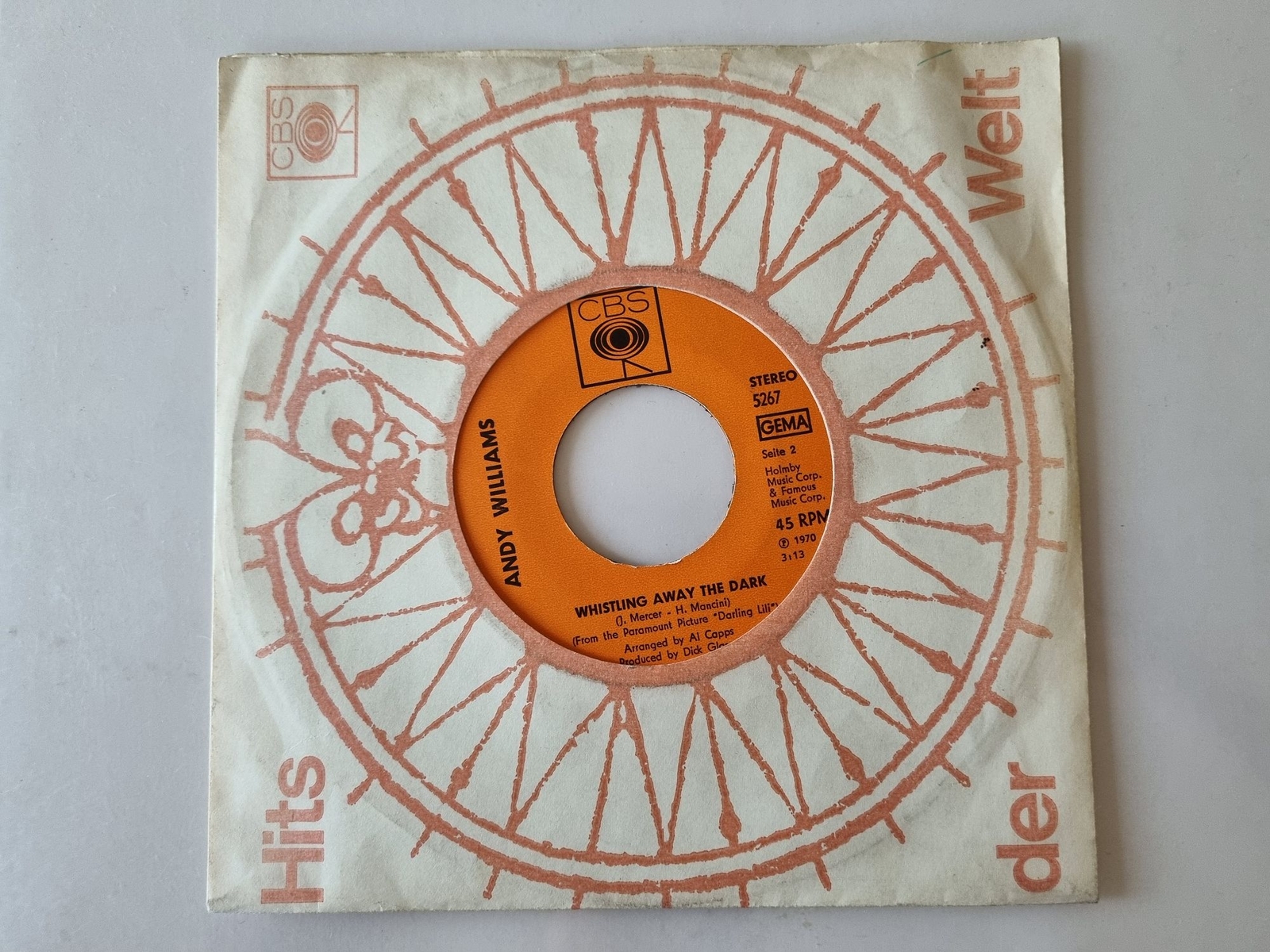 Andy Williams - Home lovin' man 7'' Vinyl Germany