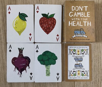 BALANCE BOX - Don t Gamble with your Health pack of playing cards