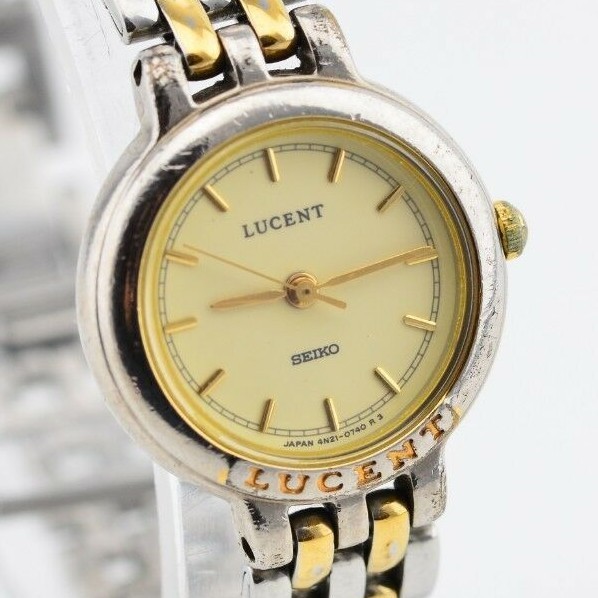 E481 Vintage Ladies Seiko Lucent Quartz Watch 4N21-0350 JDM