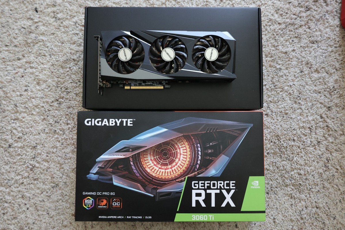 GIGABYTE GeForce RTX 3060 Ti GAMING OC 8GB GDDR6 Graphics Card NON