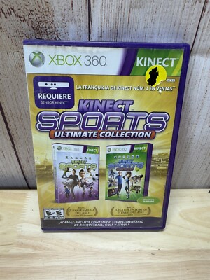 Kinect Sports Ultimate Collection Microsoft Xbox 360 2012 Insert Crinkly Art
