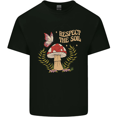 Respect The Soil Frosch Climate Change Hippie Kinder T-shirt Jungen Mädchen