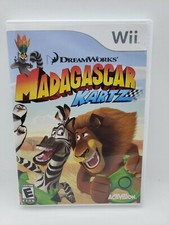 Madagascar Kartz (Nintendo Wii 2009) Complete w/ Manual - Clean & Tested Working
