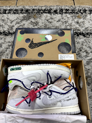 NIKE off-white ダンクLOW 1 OF 50 45 Size 6 - Nike Off-White x Dunk Low Lot 45 of 50 for sale