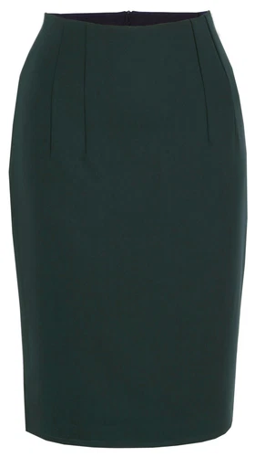 Coastal Babe "TIANIA PLAIN" High Waist 50s PENCIL Lead Sift Skirt Green Rockabilly