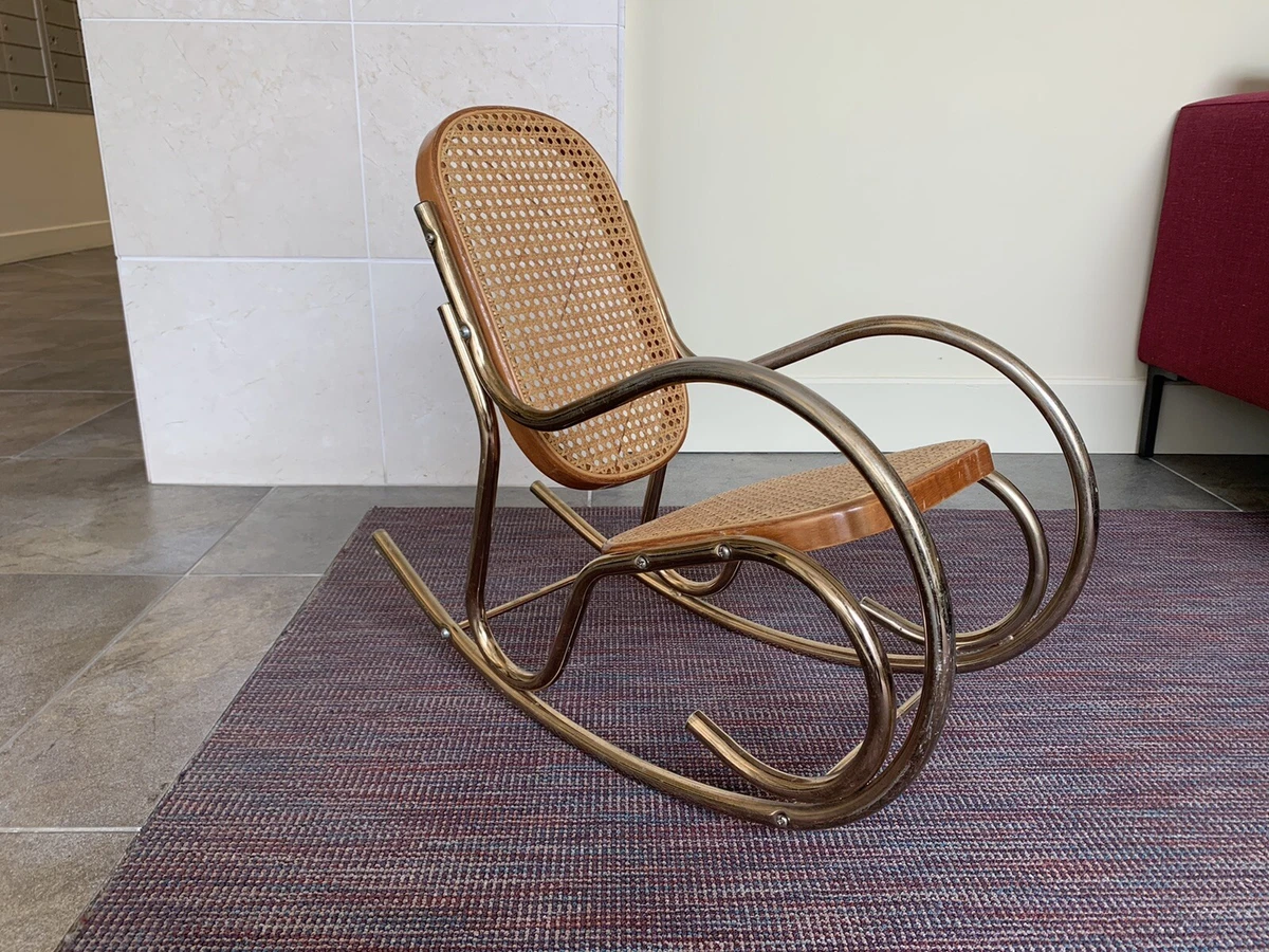 Rare Child Size Marcel Breuer Inspired Rocking Chair. 19 Tall