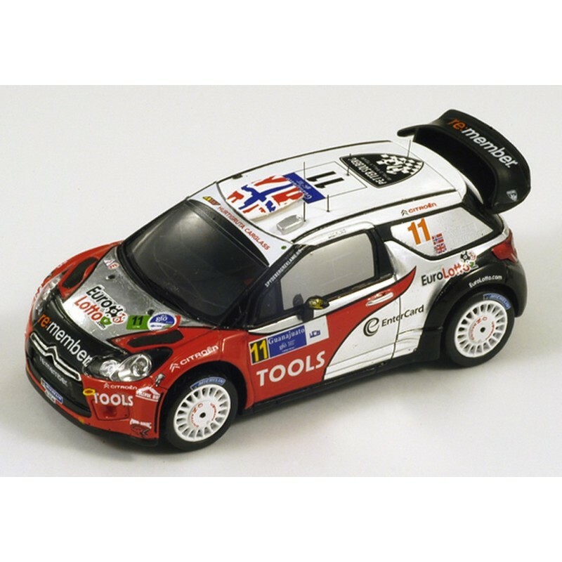 Citroën DS3 WRC Spark S3304 miniature de rallye 1/43 voiture de course miniature WRC 2011