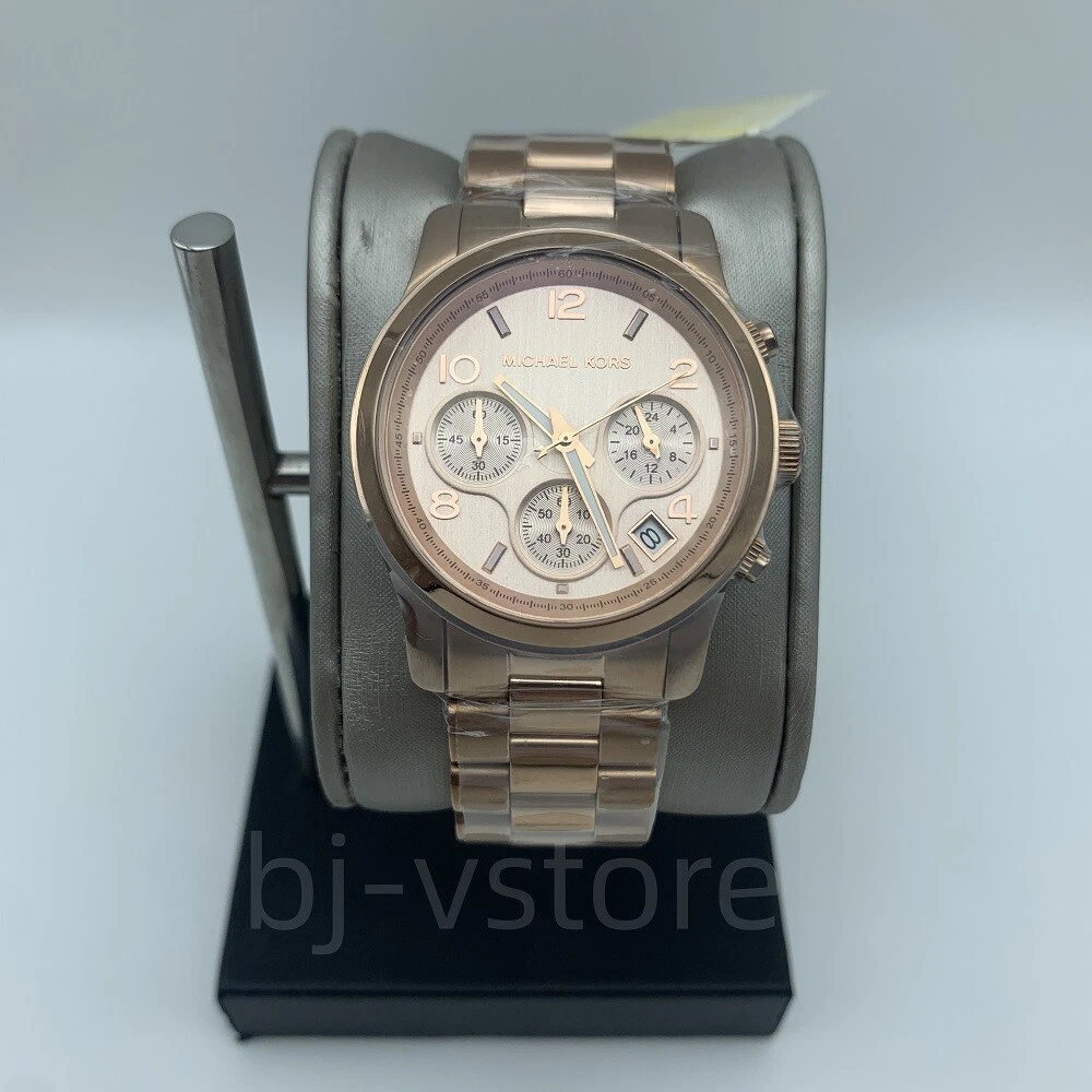 Orologio Donna Michael Kors MK5128 Runway Cronografo Acciaio Inox Oro Rosa