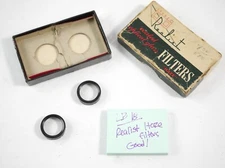 Stereo Realist HAZE slip-in filters for the camera in excellent condition