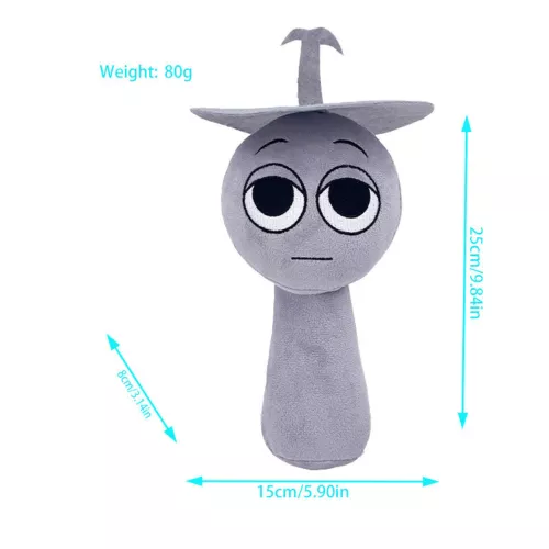 9.8" Horror Game Sprunki Plush Cartoon Soft Stuffed Pillow Dolls For Kid Toys - Picture 20 of 45