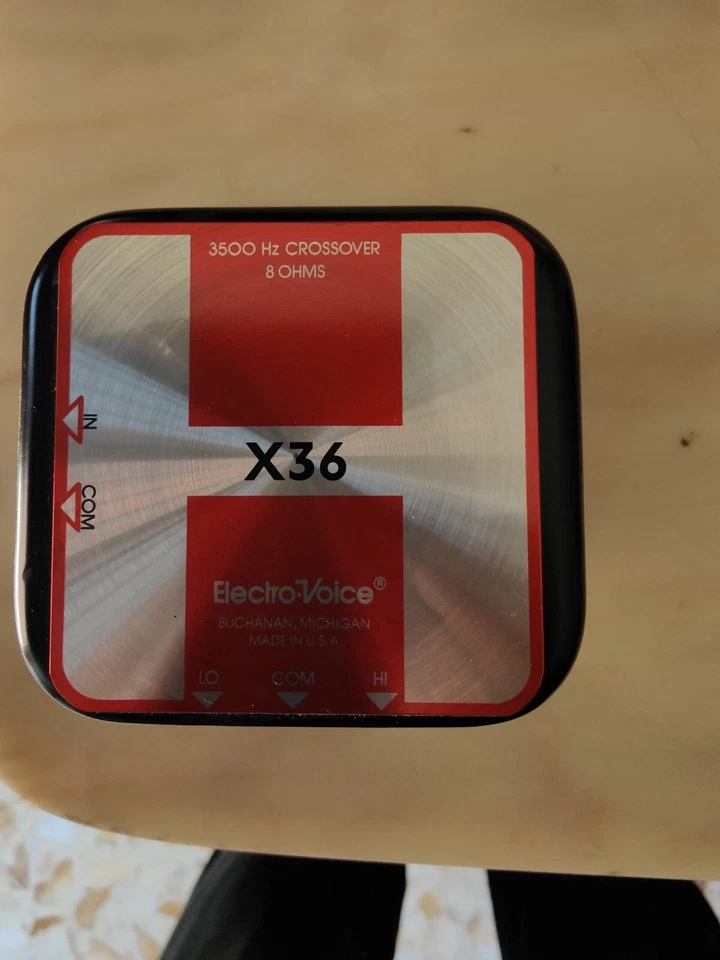Electro-Voice crossover X8 e X36 originali a 2 vie da 8 Ohm- COPPIA - Immagine 3 di 3