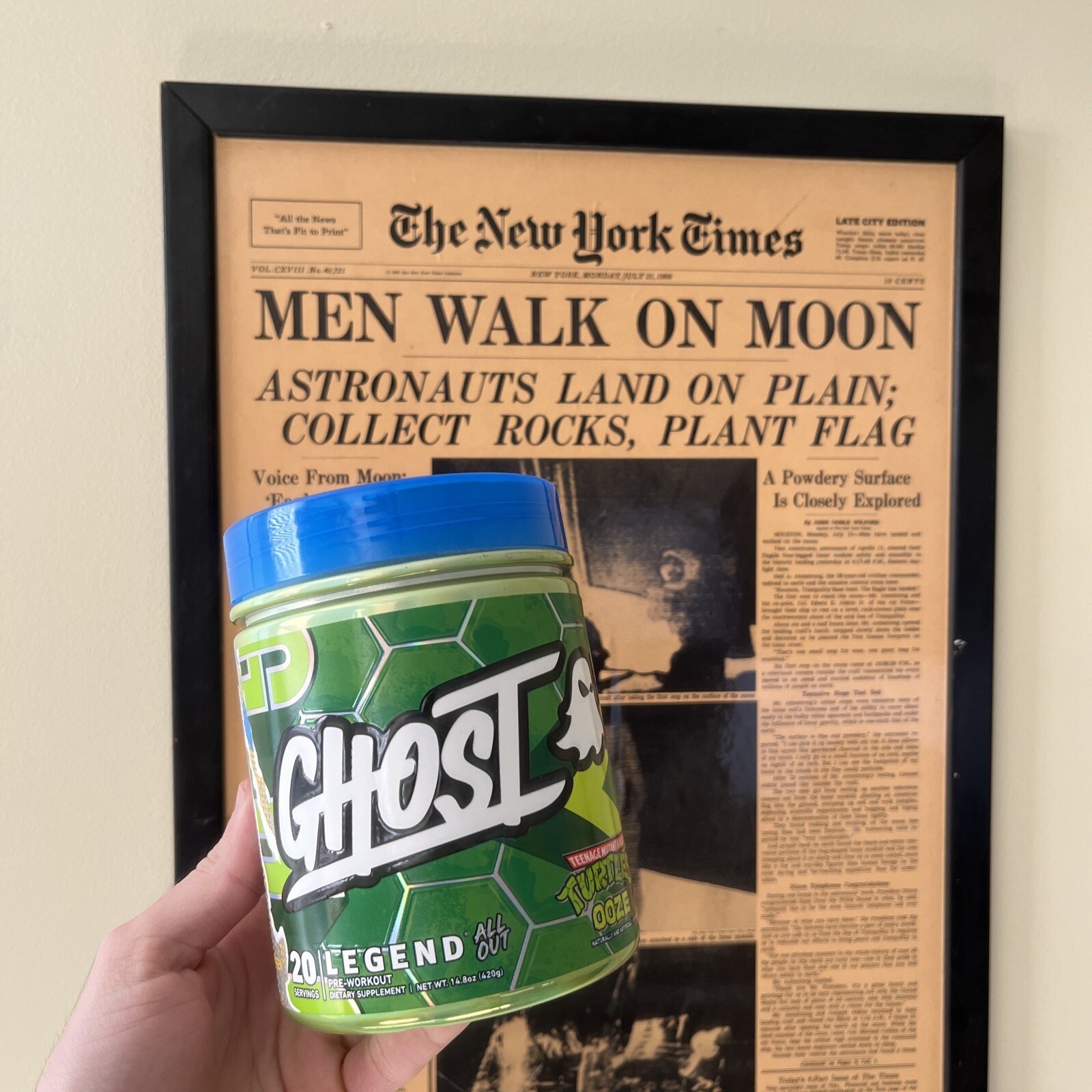 Ghost LEGEND ALL OUT × TMNT PreWorkout Teenage Mutant Ninja Turtles