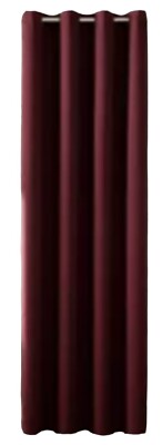 Sun Zero Oslo 100% Blackout Curtain One Panel Red Wine 52in x 84in