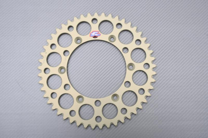 Couronne RENTHAL UltraLight 520 en alu allégé pour optimiser la transmission Suzuki TSR 200