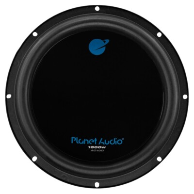 Planet Audio AC10D 10'' Subwoofer Doppelspule 4+4 Ohm 87 dB Car HiFi