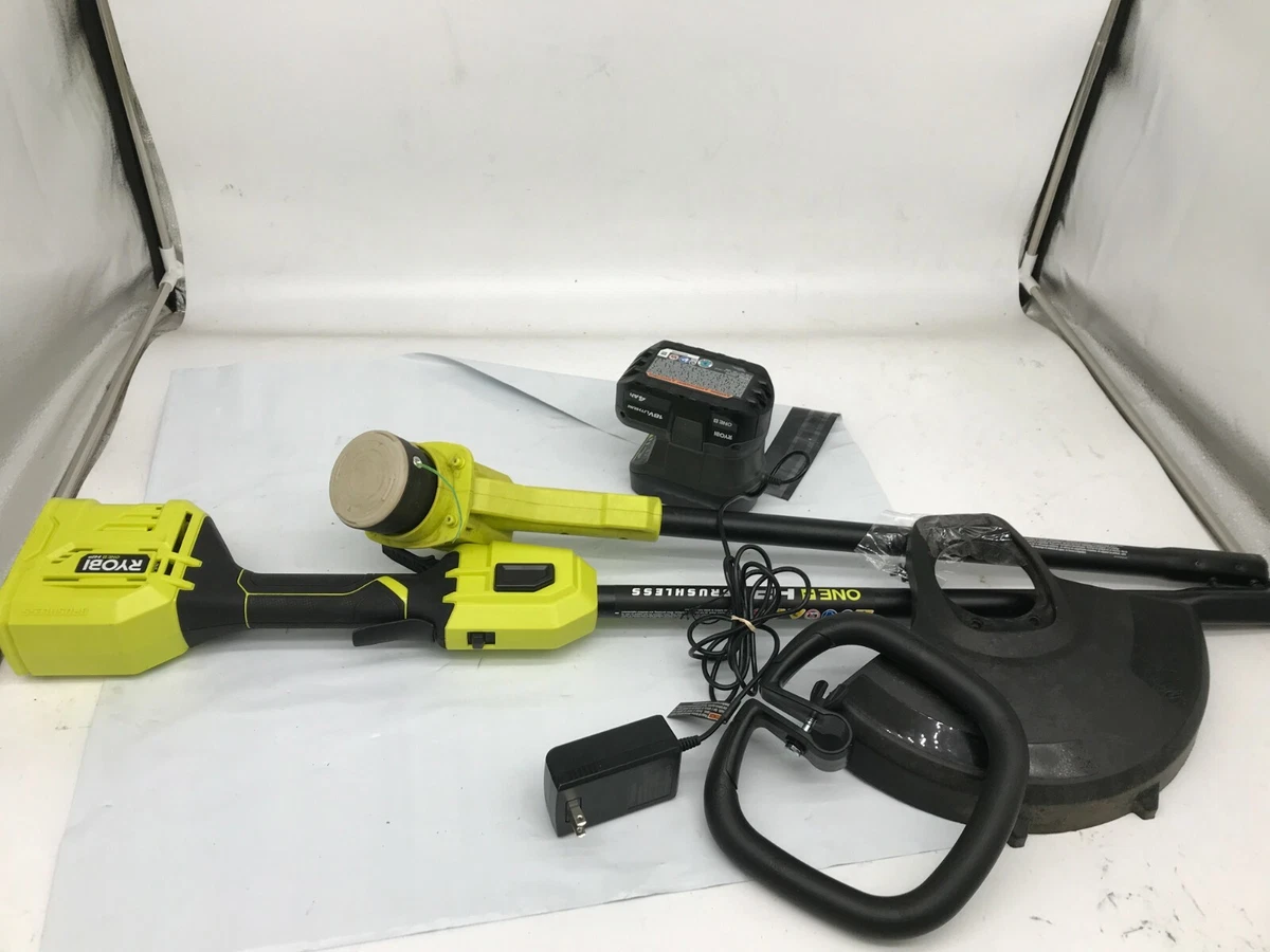 Ryobi brushless on sale line trimmer kit