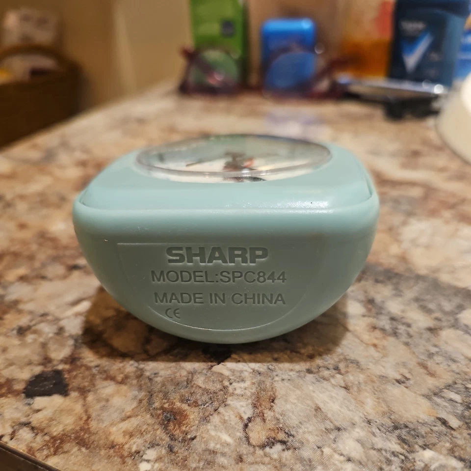 Sharp Travel Alarm Clock with Light Quartz Analog Model SPC844 - Tested - Works - Image 4 of 4