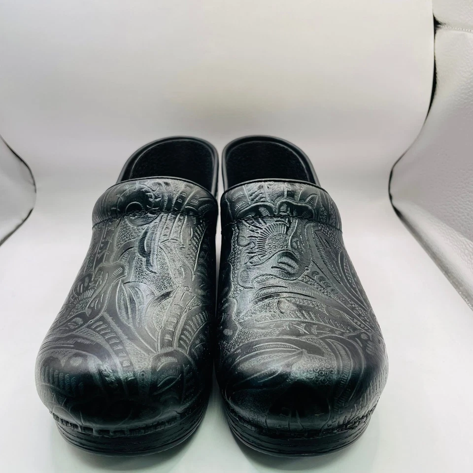 ZUECOS DANSKO NUEVOS PARA MUJER PROFESIONALES NEGROS CÓMODOS DURADEROS TALLA 8.5/9 Foto 3 de 4