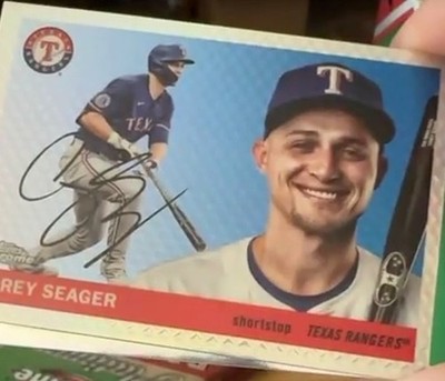 Corey Seager /55 - Diamond Etch SP - 2025 Topps Chrome Platinum Anniversary #155