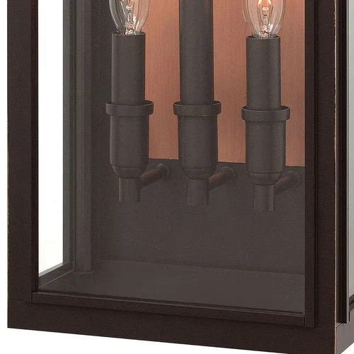 Hinkley 2915OZ 22" 3-Light Outdoor Wall Sconce in Oil Rubbed Bronze - Picture 2 of 4