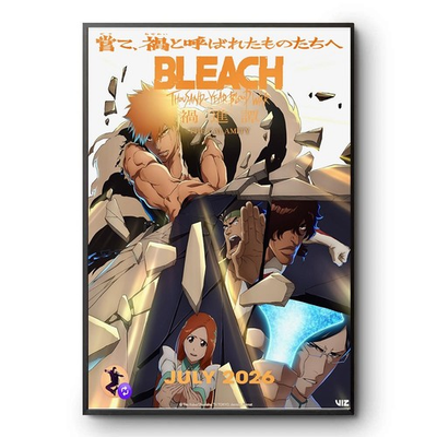 #ad #ad Bleach Thousand Year Blood War The Calamity Official Premiere July 2026 Poster $19.99