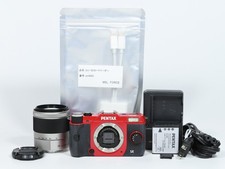 PENTAX Q10 Red 12.4MP Digital Camera 15-45mm Lens Kit SC4020  Near Mint 