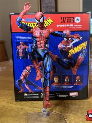 Mafex Spider-Man No. 108 Comic Paint Medicom Toy Authentic Bonus