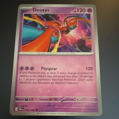 The Pokémon Company Deoxys 032/086 120 HP Basic CRI Regular English 2015