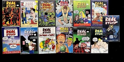 Lot 13 Dennis P. Einhorn REAL STUFF underground comics Fantagraphics