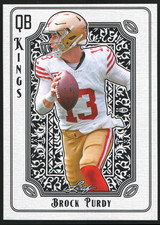 2024 Leaf Football QB Kings Black Brock Purdy #QBK-3 49ers R1P:168
