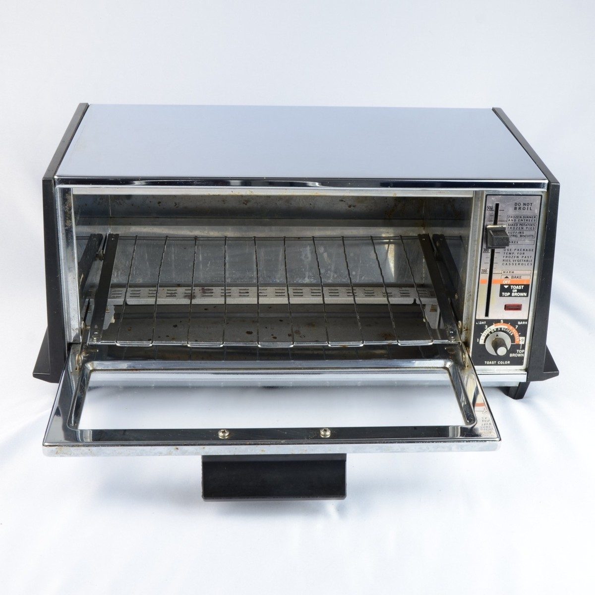 US家電【ＧＥ】TOAST-R-OVEN 美クローム！大きめオーブントースター Vintage GE General Electric Toast-R-Oven Deluxe Toaster Oven
