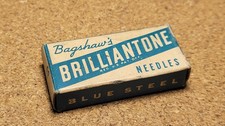 gramophone phonograph needle packet box bagshaw brilliantone with Needles -GREEN