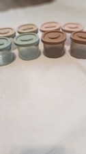 8 ea Silicone Baby Food Containers