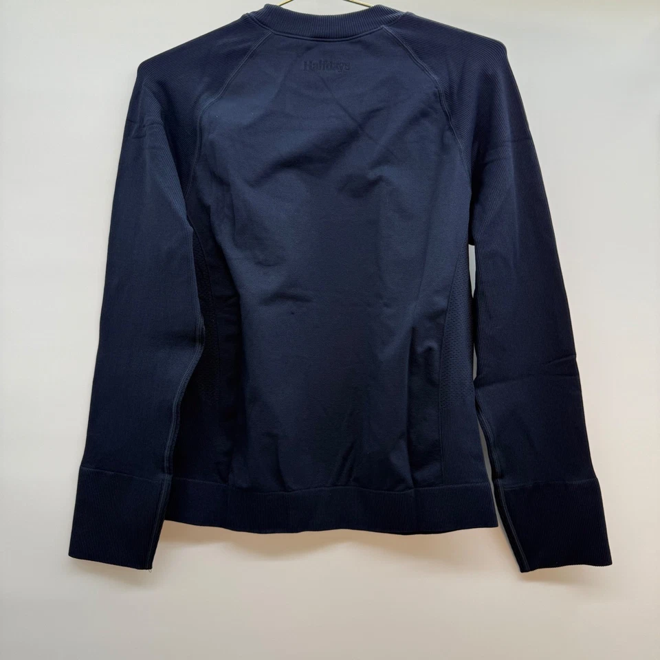 Halfdays 女式 XL 海军蓝 Elite Johnson 上衣长袖打底全新带标签 — 第 3/4 张图片